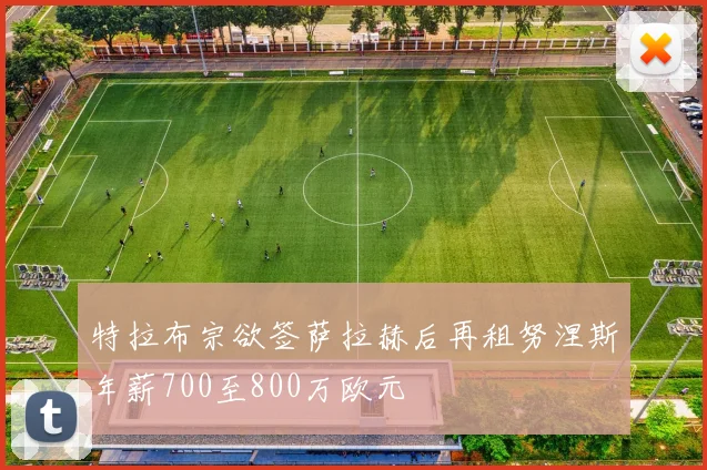 特拉布宗欲签萨拉赫后再租努涅斯年薪700至800万欧元